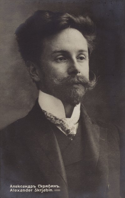 Porträt von Alexander Skrjabin von Russian Photographer