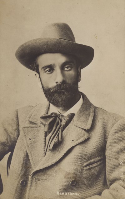 Russischer Maler Isaac Levitan, jüdisch-litauisch-russischer Maler, Ende des 19. Jahrhunderts von Russian Photographer