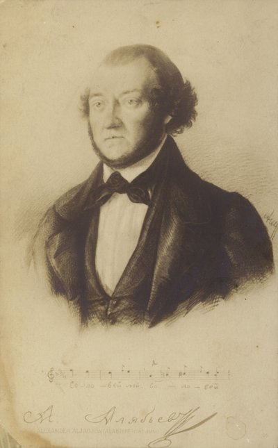 Alexander Alabyev, russischer Komponist von Russian School