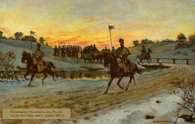 Napoleons Rückzug aus Moskau von Russian School