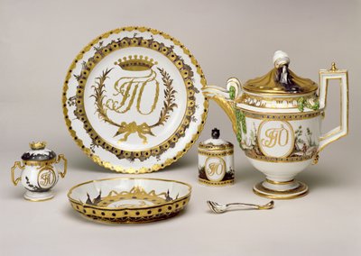 Orlow-Teeservice aus der Kaiserlichen Porzellanmanufaktur, St. Petersburg, um 1765 (Porzellan) von Russian School