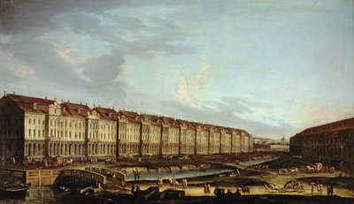 Ansicht der Zwölf Colleges in St. Petersburg von Russian School