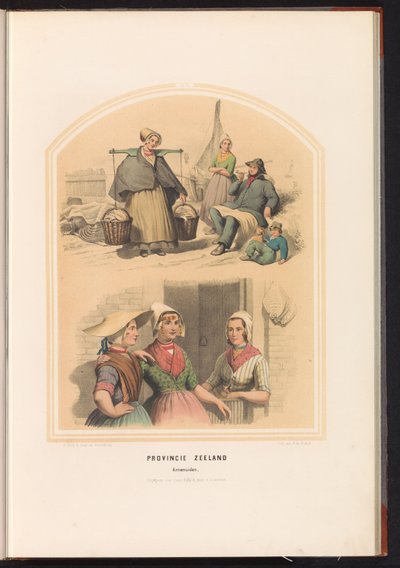 Klederdracht van Arnemuiden in Zeeland, 1857 von Ruurt de Vries