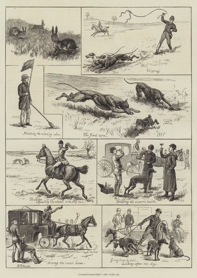 Coursing-Wettkämpfe von S.T. (after) Dadd