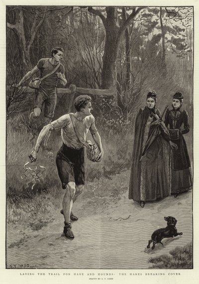 Die Spur für Hasen und Hunde legen, die Hasen brechen aus von S.T. Dadd