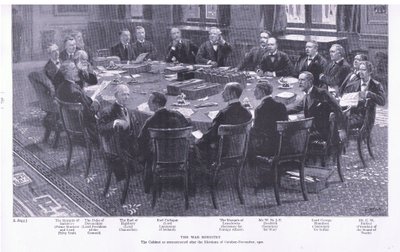 Das Kriegsministerium, aus After Pretoria: Der Guerillakrieg veröffentlicht von Harmsworth Bros Limited, 1901 von S. Begg
