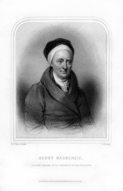 Henry Mackenzie, schottischer Romanautor und vielseitiger Schriftsteller, 1870 von S. Freeman