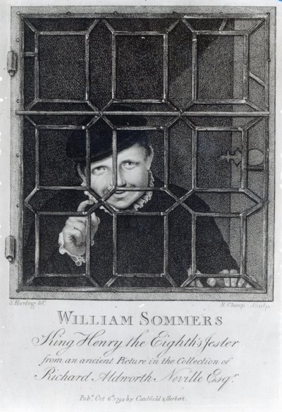 William Sommers, graviert von R. Clamp, 1794 von S. Harding