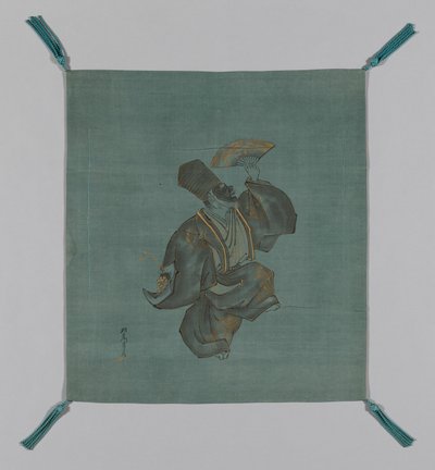 Fukusa Geschenkverpackung, Japan, späte Edo-Periode 1789-1868, frühes 19. Jahrhundert von Saeki Ganryô