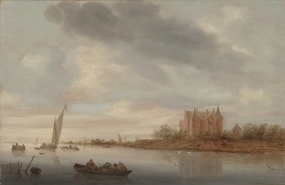 Schloss an einem Fluss, 1644 von Salomon van Ruisdael or Ruysdael
