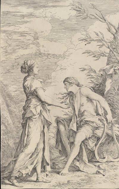 Apollo und die Kumanaische Sibylle, ca. 1661 von Salvator Rosa