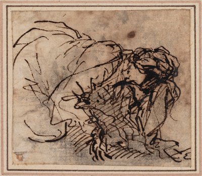 Frauenstudie von Salvator Rosa