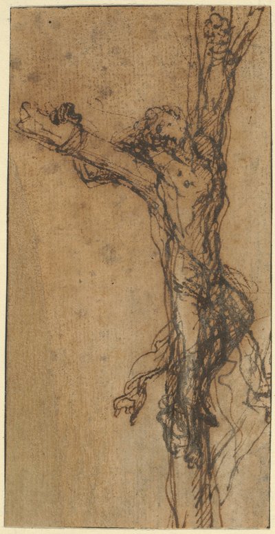 Studie für die Kreuzigung des Polykrates von Salvator Rosa