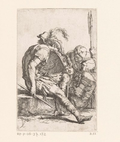 Vier Soldaten Kleine Figuren (Serientitel) Figurine (Serientitel) von Salvator Rosa