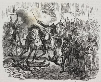 Aufstand von Madrid, aus der Geschichte Napoleons von Cesare Malpica von Salvatore Puglia