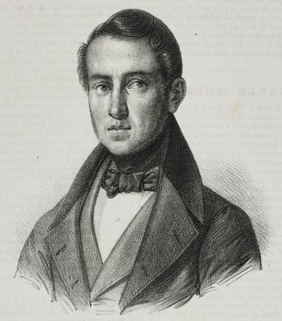 Porträt von Carlo Mele (1792-1841) von Salvatore Puglia