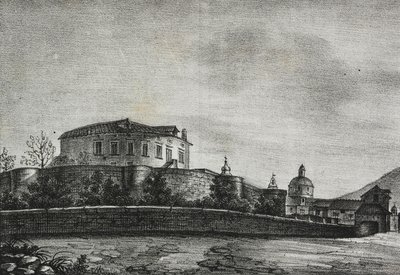 Ansicht des Schlosses von Acerra, Kampanien, Italien von Salvatore Puglia