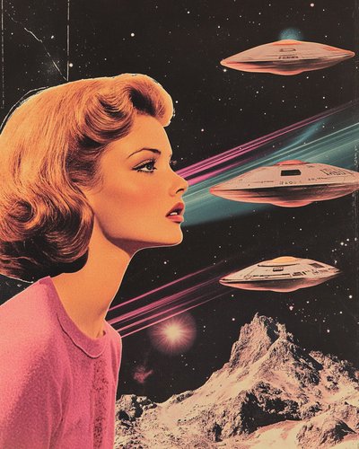 Retro Zukunftsvision von Samantha Hearn