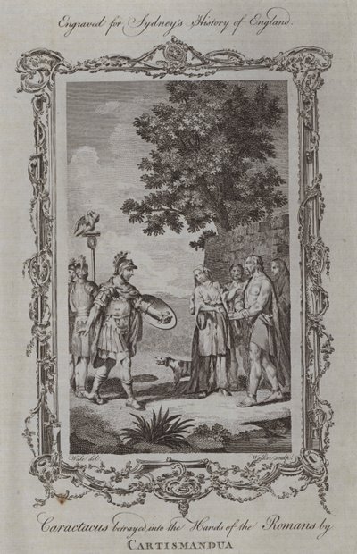 Caractacus wird von Cartismandua an die Römer verraten von Samuel (after) Wale