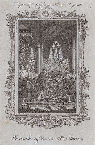 Krönung von Heinrich VI. in Paris von Samuel (after) Wale