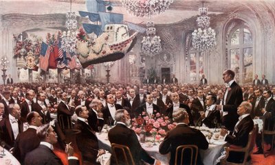 Das Pilgerbankett im Savoy von Samuel Begg