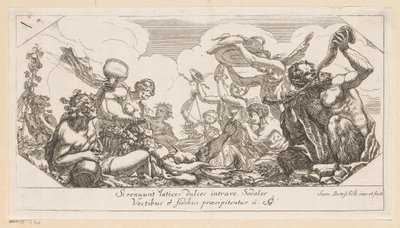 Bacchanal (Diverse Entwürfe, Opera Varia Historica, Poetica & Iconologica) von Samuel Bottschild
