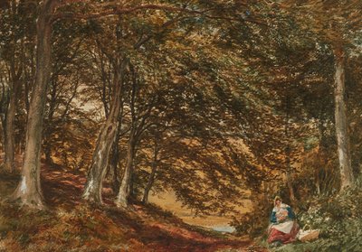 Picknick im Wald von Samuel Bough