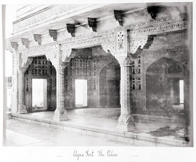Fort Agra, der Palast von Samuel Bourne
