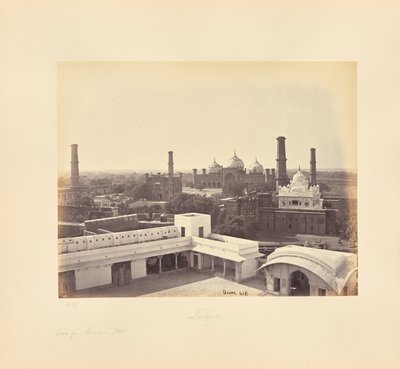 Lahore: Blick vom Palast in der Festung von Samuel Bourne