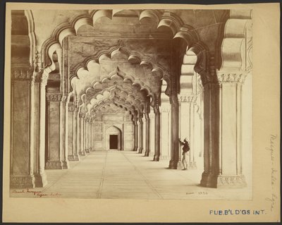Perlenmoschee, Agra, Indien von Samuel Bourne