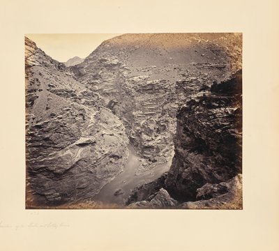 Der Zusammenfluss der Spiti und Sutlej Flüsse von Samuel Bourne