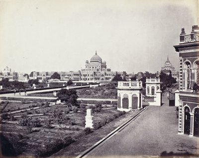 Ansicht im Qaisar-Bagh-Palast von Samuel Bourne