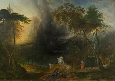 Das Kommen des Messias und die Zerstörung Babylons, um 1832 von Samuel Colman