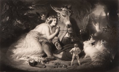 Ein Sommernachtstraum von Shakespeare, Akt 4, Szene 1 von Samuel Cousins