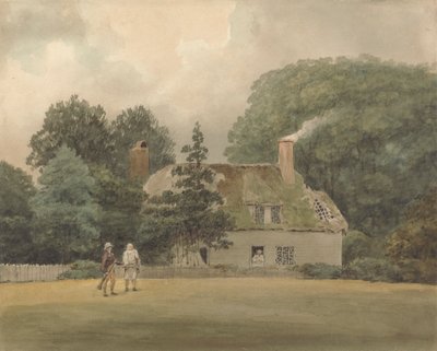 Hütte auf dem Gelände von Ayot St. Lawrence Hertfordshire von Samuel Davis