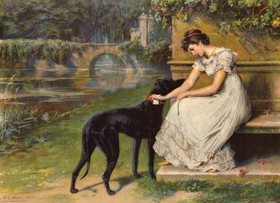 Liebesbote von Samuel Edmund (after) Waller