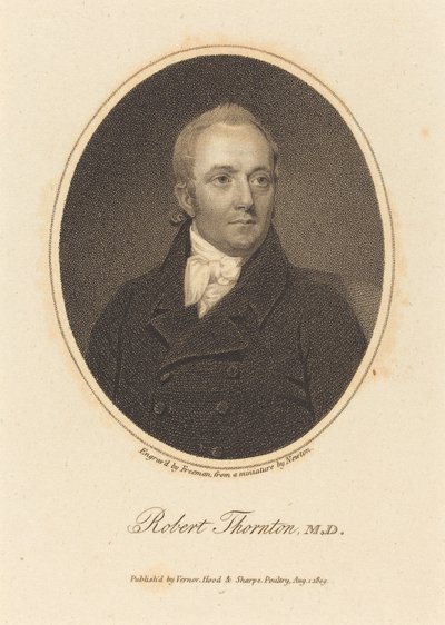 Robert Thornton, M.D. von Samuel Freeman after William John Newton