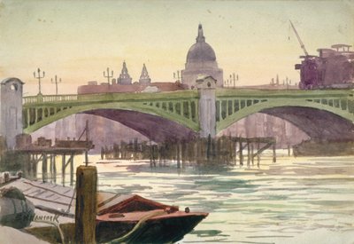 Southwark Bridge, London von Samuel Harry Hancock