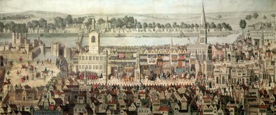 Die Krönungsprozession von König Edward VI. im Jahr 1547 von Samuel Hieronymous Grimm