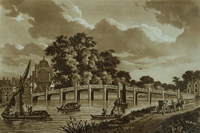 Hampton Court Bridge, Illustration aus 