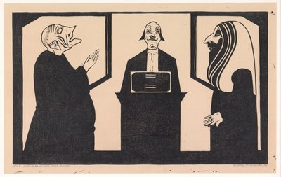 Zwischen diesen dreien schwankt mein Herz von Samuel Jessurun de Mesquita (signed by artist)