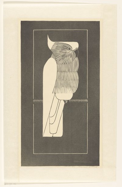 Kronenkakadu von Samuel Jessurun de Mesquita (signed by artist)
