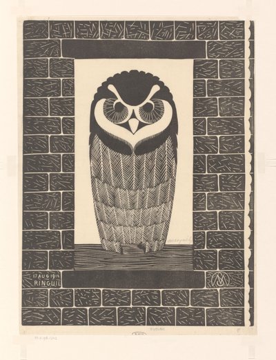 Ringeltaube von Samuel Jessurun de Mesquita (signed by artist)