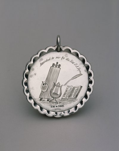 Stickmedaille, ca. 1850 von Samuel Kirk
