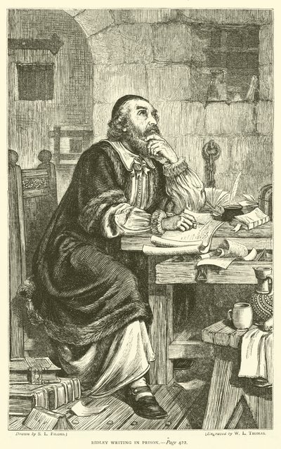 Ridley schreibt im Gefängnis von Samuel Luke Fildes