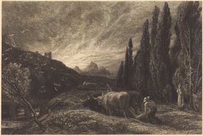 Der frühe Pflüger von Samuel Palmer