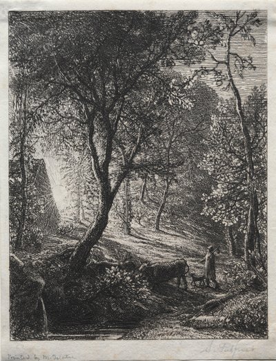 Das Hirtenhaus, 1850 von Samuel Palmer