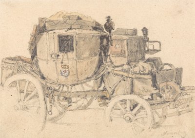 Eine Diligence, Seitenansicht: Nürnberg von Samuel Prout