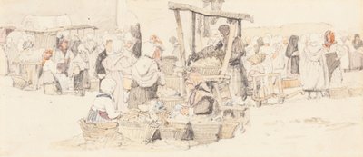 Ein Freiluftmarkt von Samuel Prout