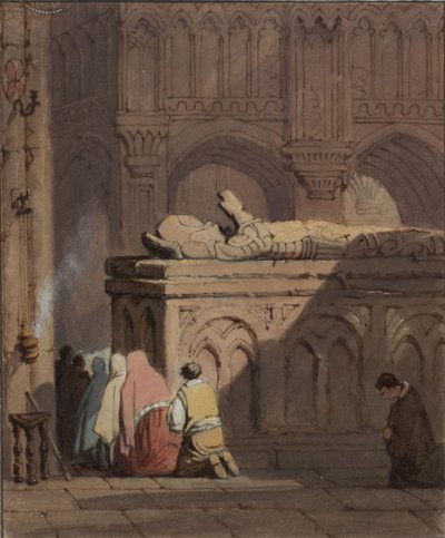 Kircheninneres von Samuel Prout